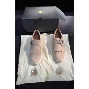 Frye Shoes Women's Frye Gemma Kiltie Suede Sneaker Blush Pink Size 7 MIB!